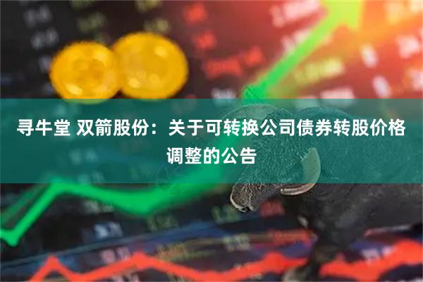 寻牛堂 双箭股份：关于可转换公司债券转股价格调整的公告