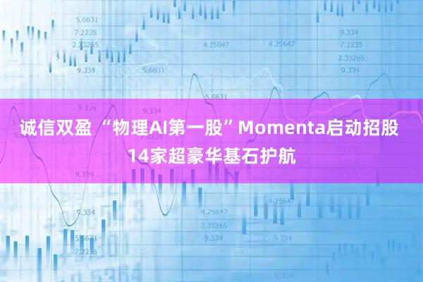 诚信双盈 “物理AI第一股”Momenta启动招股 14家超豪华基石护航